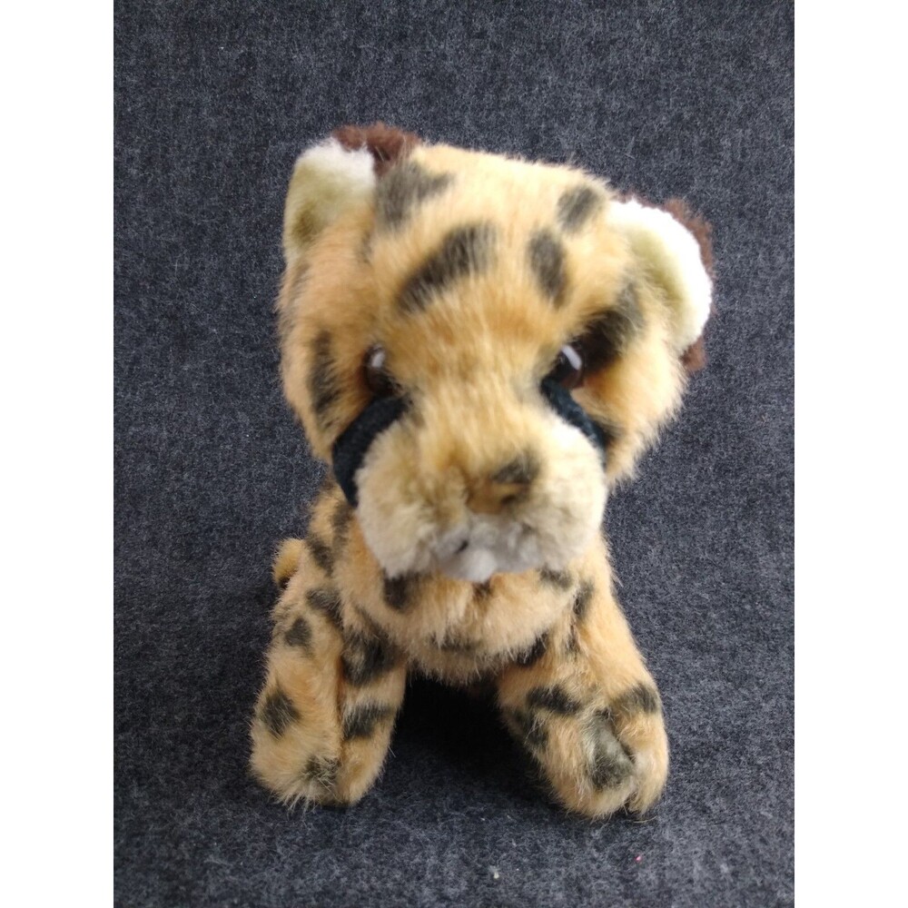 RUSS YOMIKO CLASSICS Baby LEOPARD Cub Tan Black Spots Plush Stuffed Animal Cat